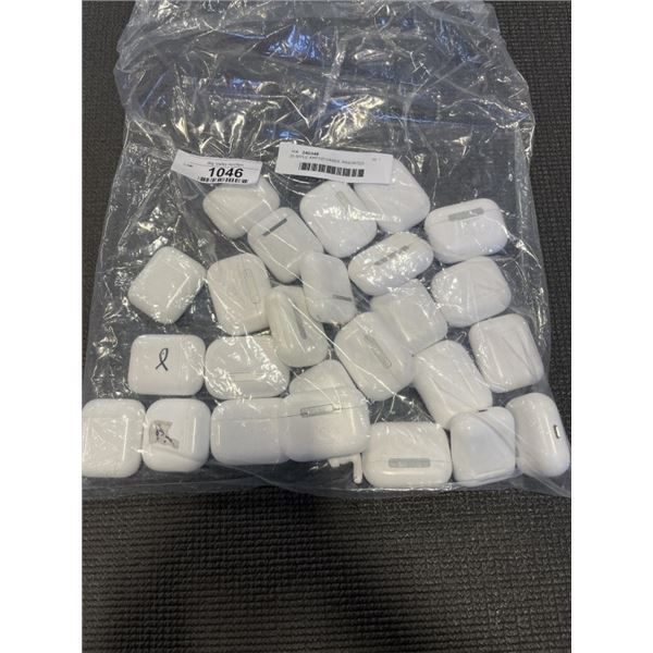 25 APPLE AIRPOD CASES, ASSORTED MODELS