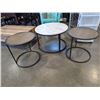 Image 1 : 3 MODERN ROUND COFFEE TABLES