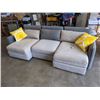 Image 1 : 3 PC MODULAR SOFA SET, EACH PIECE FOLDS INTO BED