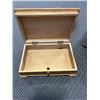 Image 2 : MINIATURE TEA SET, CARVED DRESSER BOX AND LEATHER DOG COLLAR