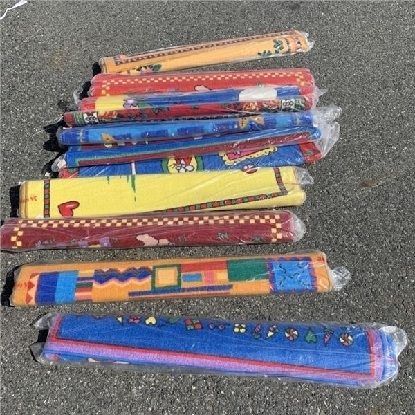 10 NEW 39" X 56" DOOR MATS/SMALL AREA CARPETS