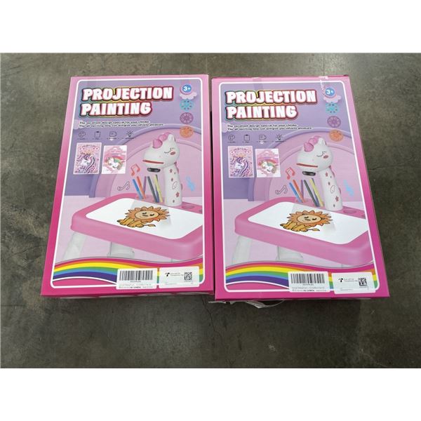 2 NEW KIDS PROJECTION PAINTING SETS