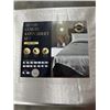 Image 3 : 2 NEW  KINGSIZE 4PC LUXURY SATIN SHEET SETS, CHAMPAGNE AND TAUPE