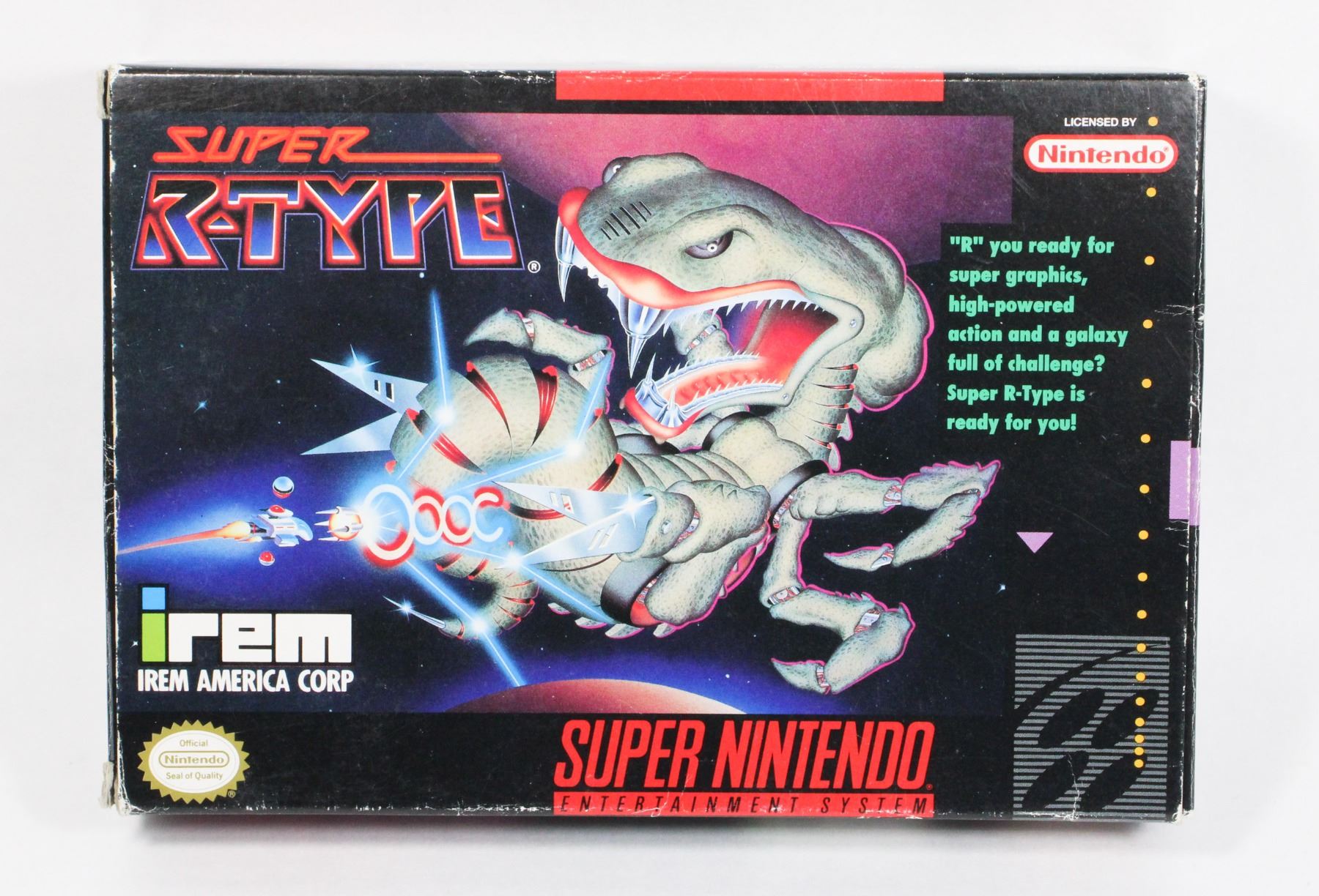 SUPER NINTENDO SUPER R-TYPE SNES GAME