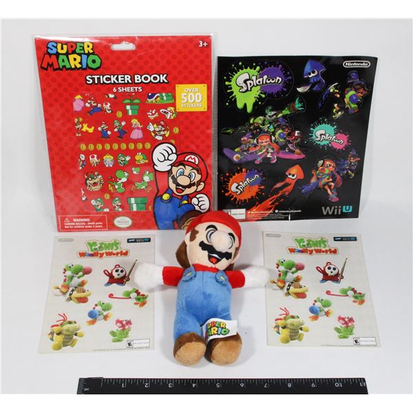 BUNDLE OF NINTENDO COLLECTIBLES INCLUDING MARIO