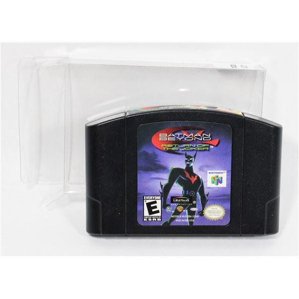NINTENDO 64 BATMAN BEYOND RETURN OF THE JOKER