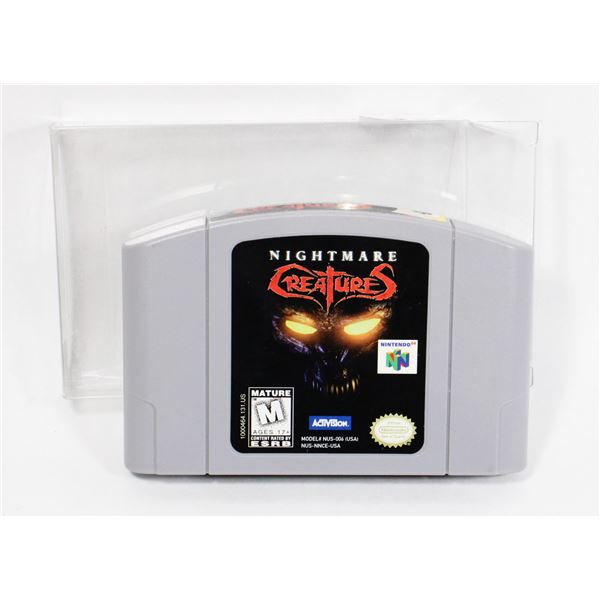 NINTENDO 64 NIGHTMARE CREATURES N64 GAME