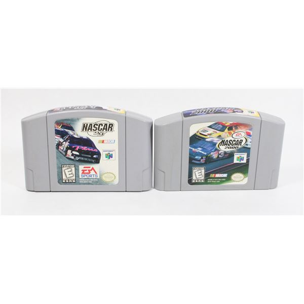 NINTENDO 64 NASCAR 99 AND NASCAR 2000 N64 GAMES