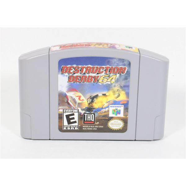 NINTENDO 64 DESTRUCTION DERBY 64 N64 GAME