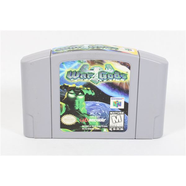 NINTENDO 64 WAR GODS N64 GAME