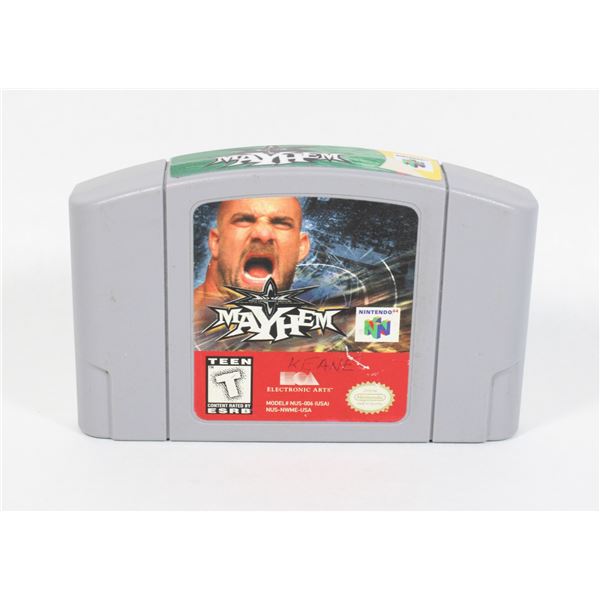 NINTENDO 64 WCW MAYHEM N64 GAME
