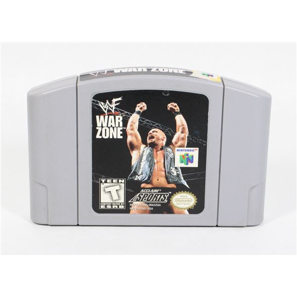 NINTENDO 64 WWF WAR ZONE N64 GAME