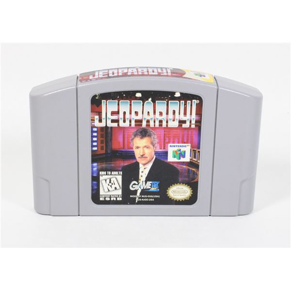 NINTENDO 64 JEOPARDY N64 GAME