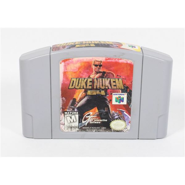 NINTENDO 64 DUKE NUKEM 64 N64 GAME