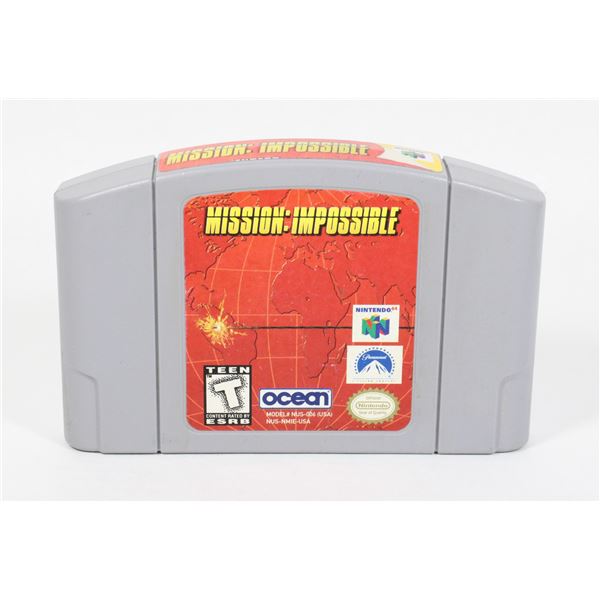 NINTENDO 64 MISSION IMPOSSIBLE N64 GAME
