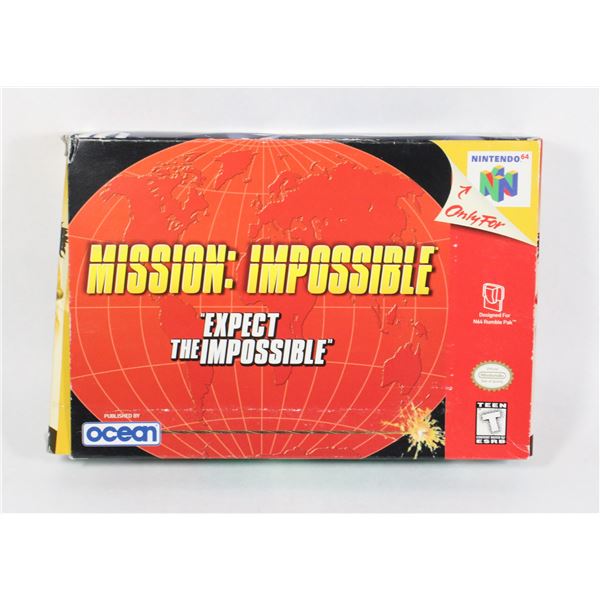 NINTENDO 64 MISSION IMPOSSIBLE N64 GAME