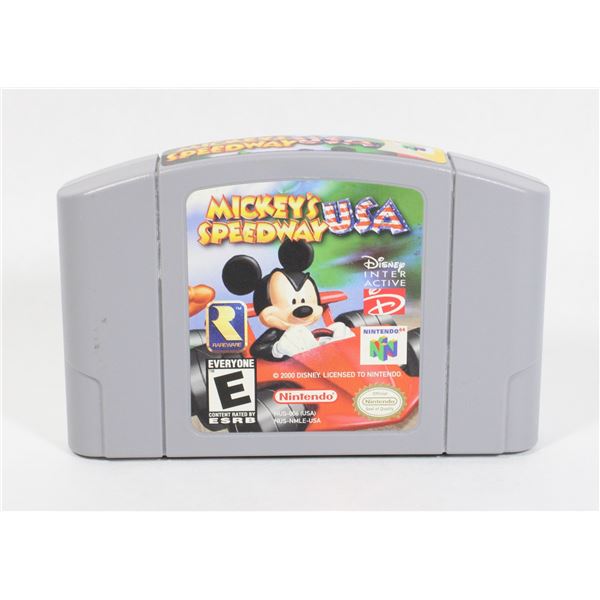 NINTENDO 64 MICKEY'S SPEEDWAY USA N64 GAME
