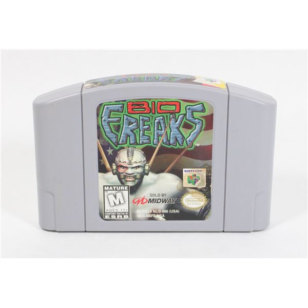 NINTENDO 64 BIO FREAKS N64 GAME