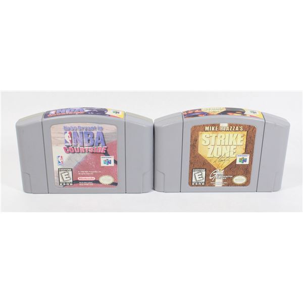 NINTENDO 64 KOBE BRYANT IN NBA COURTSIDE AND MIKE