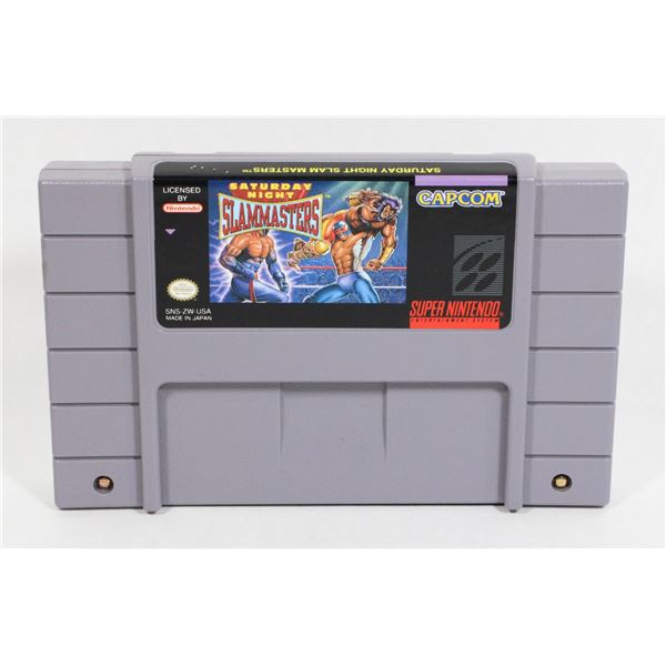 SUPER NINTENDO SATURDAY NIGHT SLAM MASTERS GAME