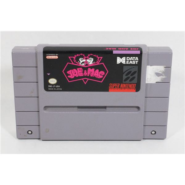 SUPER NINTENDO JOE & MAC GAME