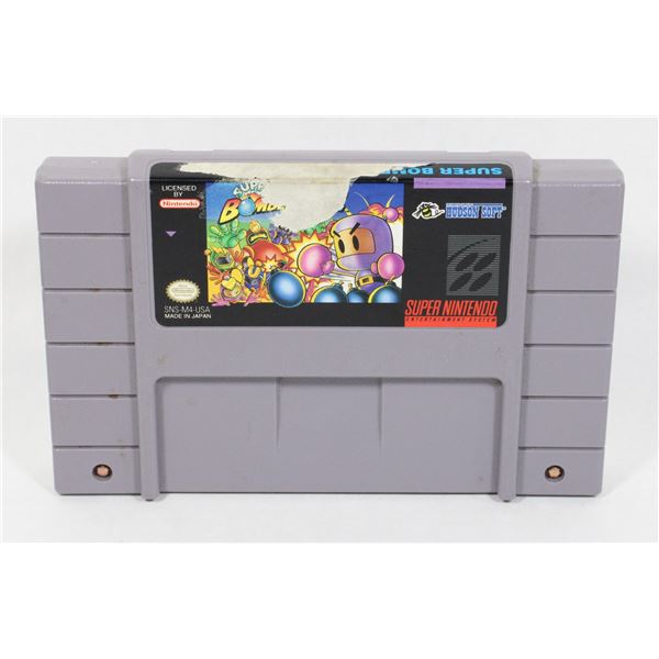 SUPER NINTENDO SUPER BOMBERMAN 2 GAME