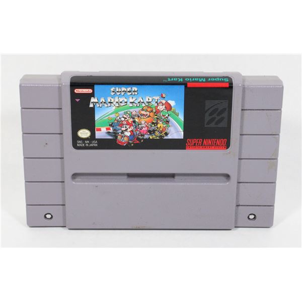 SUPER NINTENDO SUPER MARIO KART GAME