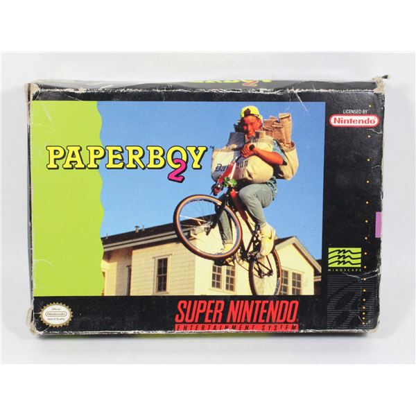 SUPER NINTENDO PAPERBOY 2