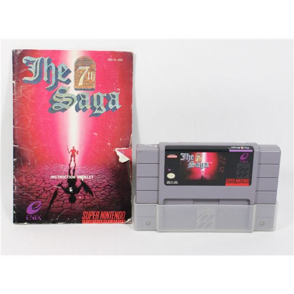 SUPER NINTENDO THE 7TH SAGA GAME
