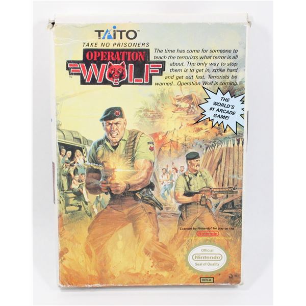 NINTENDO OPERATION WOLF GAME