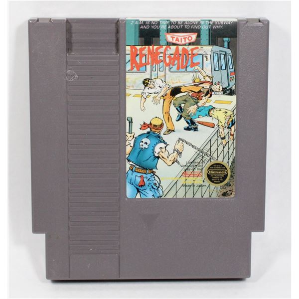NINTENDO RENEGADE GAME