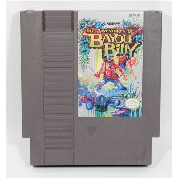 NINTENDO THE ADVENTURES OF BAYOU BILLY GAME