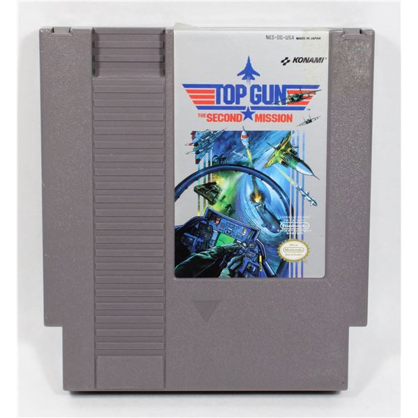 NINTENDO TOP GUN THE SECOND MISSION GAME