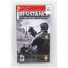 Image 1 : PSP RESISTANCE RETRIBUTION GAME