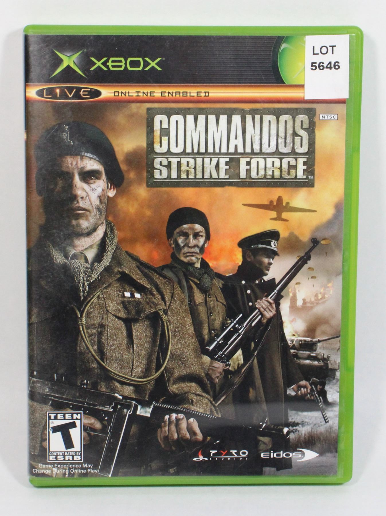XBOX COMMANDOS STRIKE FORCE GAME
