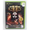 Image 1 : XBOX STAR WARS KNIGHTS OF THE OLD REPUBLIC II THE