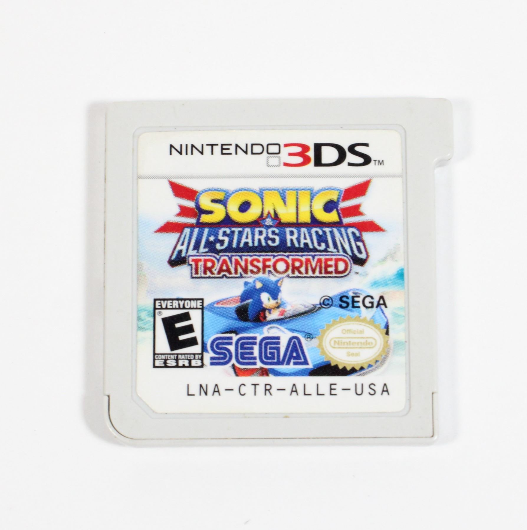 NINTENDO 3DS GAME SONIC ALL STARS RACING TRANSFOR