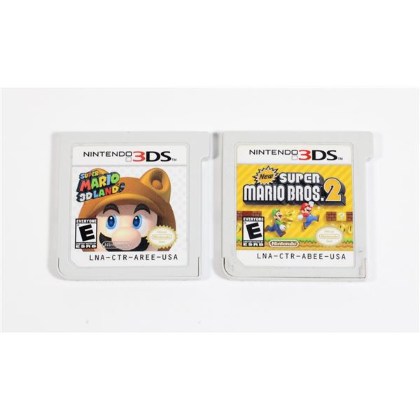 NINTENDO 3DS 2 GAMES MARIO 3D /MARIO BROS 2