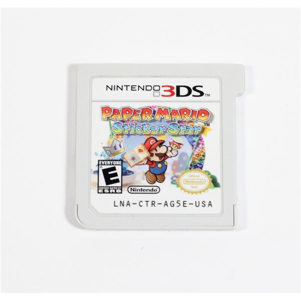 NINTENDO 3DS GAME PAPER MARIO STICKER STAR