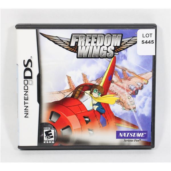 NINTENDO DS  FREEDOM WINGS NATSUME CIB EXCELLENT