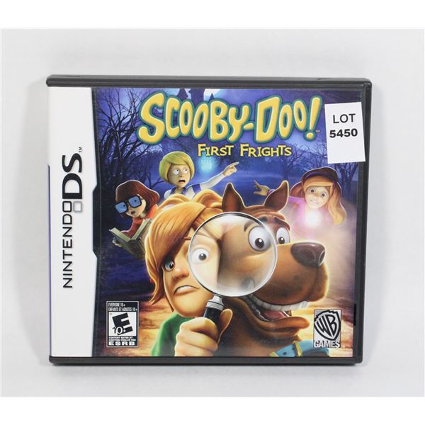NINTENDO DS  SCOOBY DOO FIRST FRIGHTS CIB