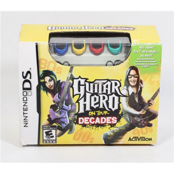 NINTENDO DS GUITAR HERO ON TOUR DECADES BIG BOX