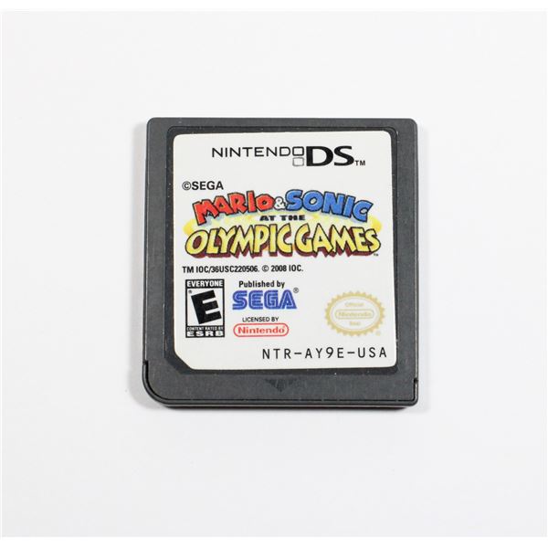 NINTENDO DS MARIO SONIC AT THE OLYMPICS GAME