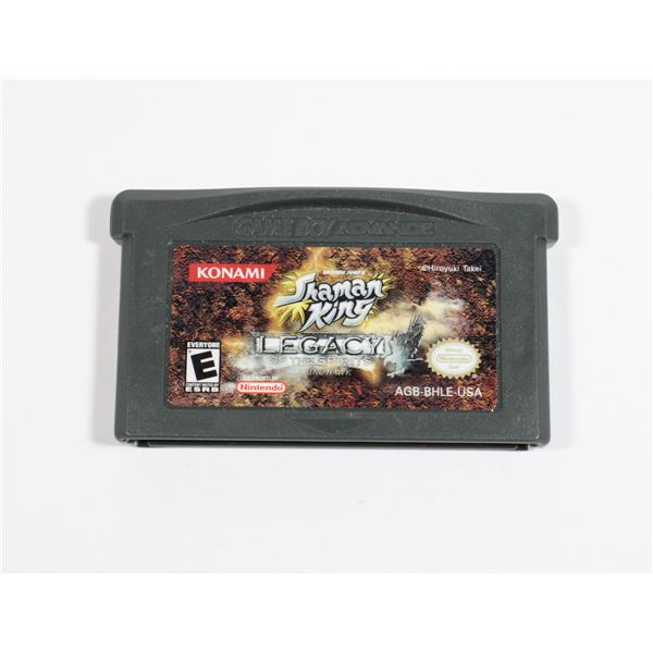 NINTENDO GBA  GAMEBOY SHAMAN KING LEGACY  SPIRITS