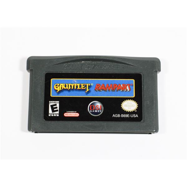 NINTENDO GBA GAMEBOY GAUNTLET RAMPART  GAME