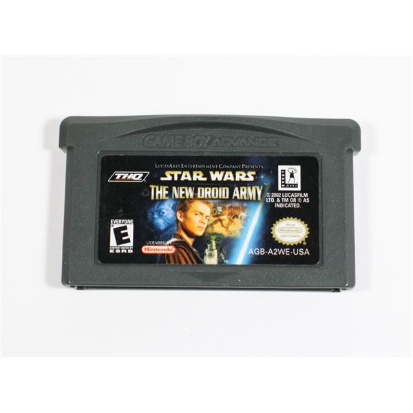 NINTENDO GBA STAR WARS NEW DROID ARMY  MINTY GAME