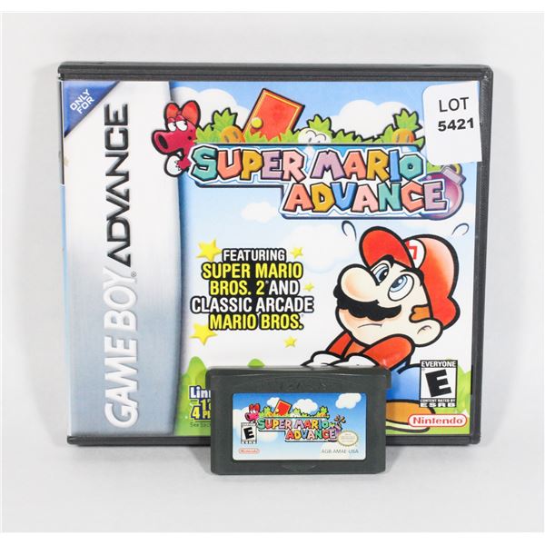 NINTENDO GBA GAMEBOY SUPER MARIO ADVANCE