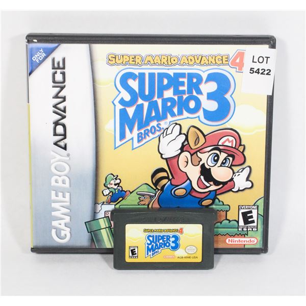 NINTENDO GBA GAMEBOY SUPER MARIO ADVANCE 4