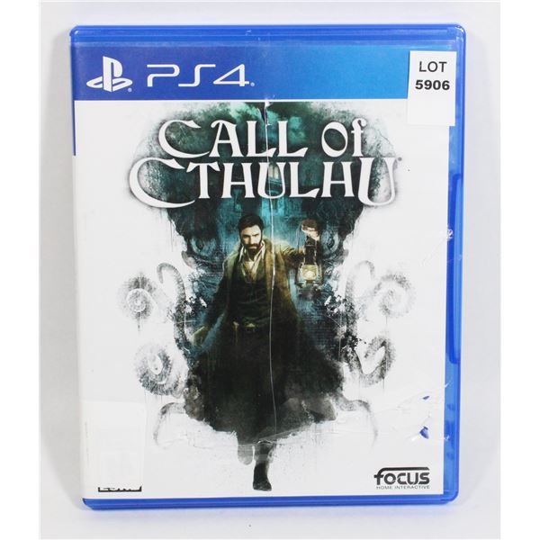 PS4 CALL OF CTHULHU GAME