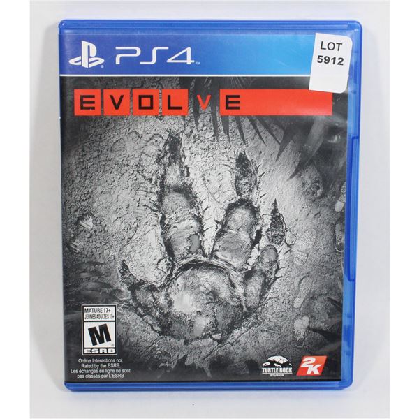 PS4 EVOLVE GAME
